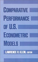 Comparative Performance of U S Econometric Models артикул 13385c.
